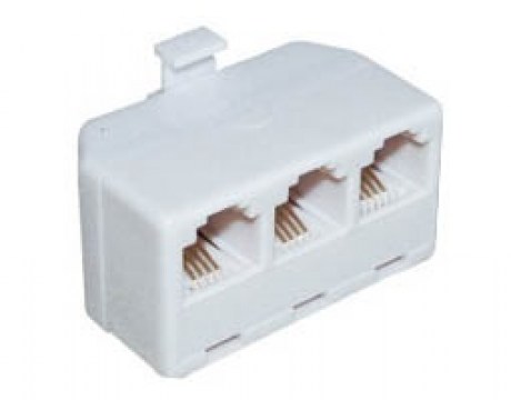 ΤΗΛΕΦΩΝΙΚΟ ADAPTOR ΑΡΣΕΝΙΚΟ-ΘΗΛΥΚΟ 6P4C X3 T201-04 (304) COMP